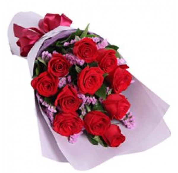 12 Red Roses Bouquet